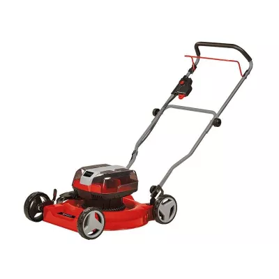 Газонокосарка акумуляторна Einhell PXC GE-CM 36/48 Li M 36В(18+18) 48см без травозбірника 30-75мм 16.9кг