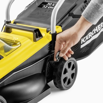 Газонокосарка акумуляторна Karcher LMO 2-18 Battery 18В 32см акб 1х5А·год 25-60мм Газонокосарка акумуляторна Karcher LMO 2-18 Battery 18В 32см акб 1х5А·год 25-60мм