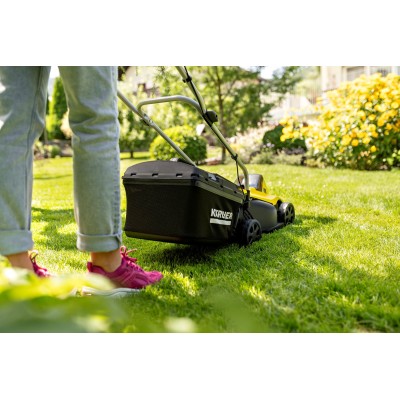 Газонокосарка акумуляторна Karcher LMO 2-18 Battery 18В 32см акб 1х5А·год 25-60мм Газонокосарка акумуляторна Karcher LMO 2-18 Battery 18В 32см акб 1х5А·год 25-60мм