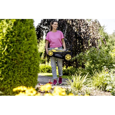 Газонокосарка акумуляторна Karcher LMO 34-18 Dual 18В 34см 25-60мм