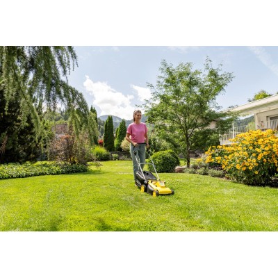 Газонокосарка акумуляторна Karcher LMO 34-18 Dual 18В 34см 25-60мм