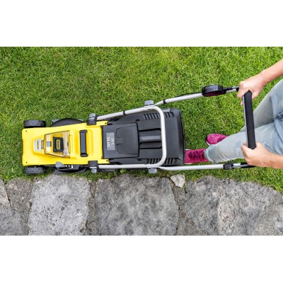 Газонокосарка акумуляторна Karcher LMO 34-18 Dual 18В 34см 25-60мм