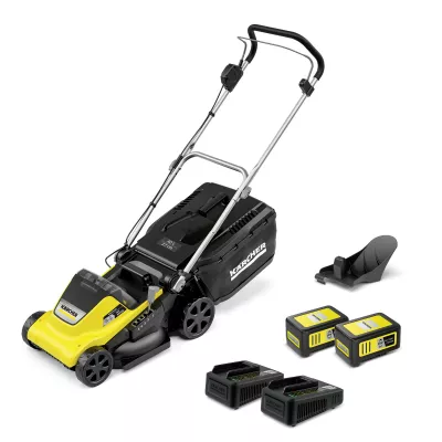 Газонокосарка акумуляторна Karcher LMO 4-18 Dual 18В акб 1х5А·год 37см 25-65мм