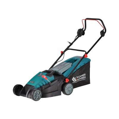 Газонокосарка мережева Konner&Sohnen KS 38LM-BL 1400Вт 38см 50л 25-65мм 16.5кг