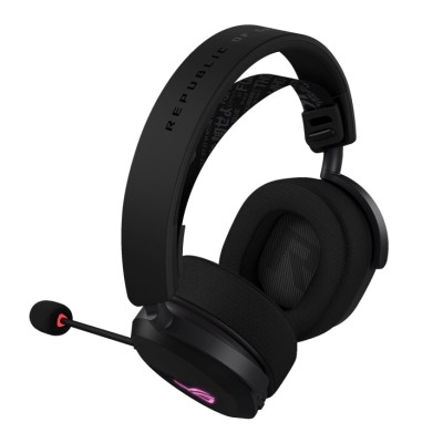 Гарнітура ігрова ASUS ROG Pelta, USB-A/BT/WL, RGB, 1.8м, чорний (90YH0410-BHUA00)
