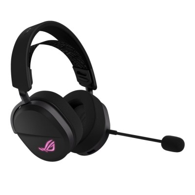 Гарнітура ігрова ASUS ROG Pelta, USB-A/BT/WL, RGB, 1.8м, чорний (90YH0410-BHUA00)
