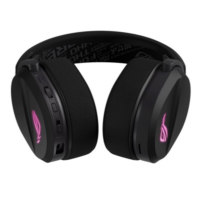 Гарнітура ігрова ASUS ROG Pelta, USB-A/BT/WL, RGB, 1.8м, чорний (90YH0410-BHUA00)
