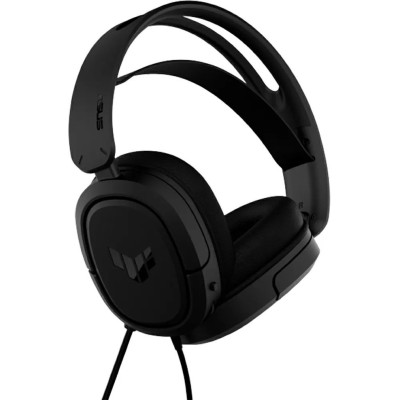 Гарнітура ігрова ASUS TUF Gaming H1 7.1, mini-jack/dual 3.5мм, 1.2м/1.2м, чорний (90YH03A2-B1UA00)