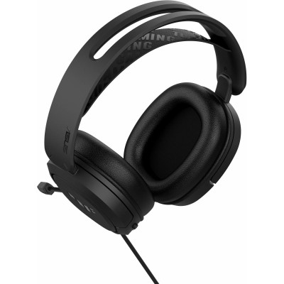 Гарнітура ігрова ASUS TUF Gaming H1 7.1, mini-jack/dual 3.5мм, 1.2м/1.2м, чорний (90YH03A2-B1UA00)