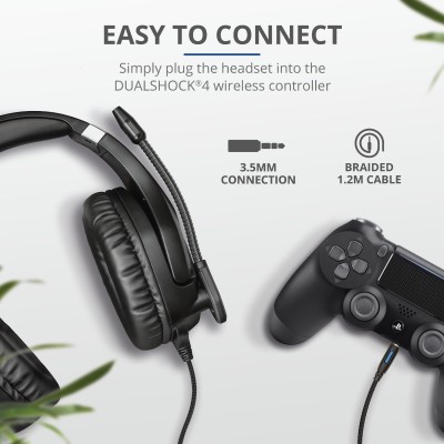 Гарнітура ігрова Trust GXT 488 Forze-G for PS4, 3.5мм, чорний