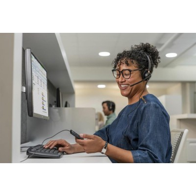 Гарнітура комп'ютерна моно On-ear Poly EncorePro 510, Quick Disconnect, всеспрямований, чорний (783Q2AA)