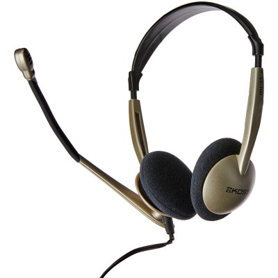 Гарнітура комп'ютерна стерео On-Ear Koss CS100i, 3.5мм, Uni Mic, 2.4м, кремовий (197138.101) Гарнітура комп'ютерна стерео On-Ear Koss CS100i, 3.5мм, Uni Mic, 2.4м, кремовий (197138.101)