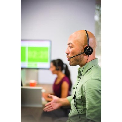 Гарнітура комп'ютерна стерео On-ear Poly EncorePro 520, Quick Disconnect, всеспрямований, чорний (783P7AA)