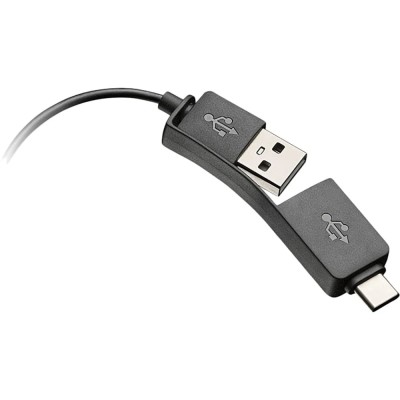 Гарнітура комп'ютерна стерео On-ear Poly EncorePro 525-M, USB-A, всеспрямований, чорний (783R2AA)