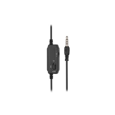 Гарнітура ПК моно On-ear 2E CH12 mini-jack, omni-mic, 1.2м, чорний (2E-CH12MJ)