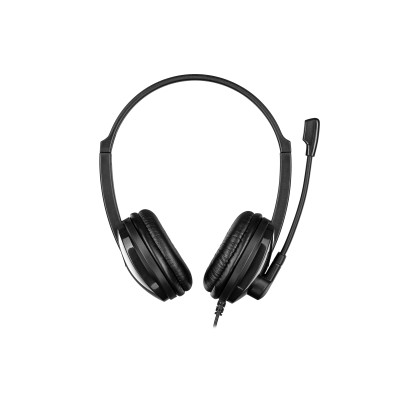 Гарнітура ПК стерео On-ear 2E CH12 USB, omni-mic, 2м, чорний (2E-CH12SU)