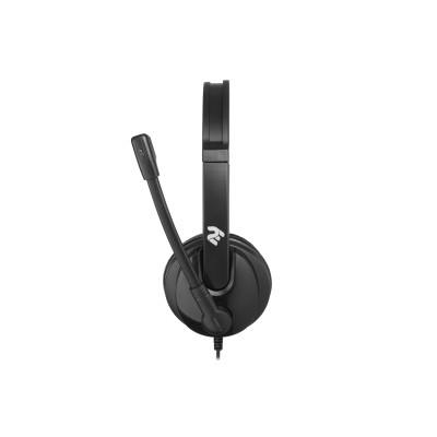 Гарнітура ПК стерео On-ear 2E CH12 USB, omni-mic, 2м, чорний (2E-CH12SU)