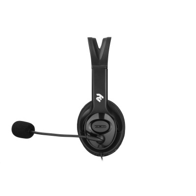 Гарнітура ПК стерео Over-ear 2E CH13 USB, omni-mic, 2м, чорний (2E-CH13SU)