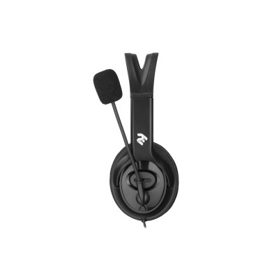 Гарнітура ПК стерео Over-ear 2E CH13 USB, omni-mic, 2м, чорний (2E-CH13SU)