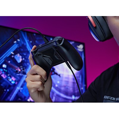 Геймпад ASUS ROG Raikiri for Xbox, USB-A, чорний (90GC00X0-BGP000)