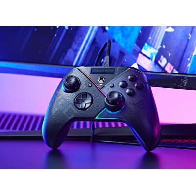 Геймпад ASUS ROG Raikiri for Xbox, USB-A, чорний (90GC00X0-BGP000)