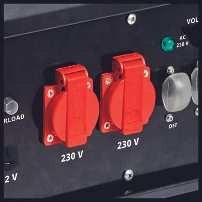 Генератор бензиновий Einhell TC-PG 65/E5, 230В/380В, 3.6кВт (макс. 6.51кВт), електростарт, 25л, 83кг (4152610)
