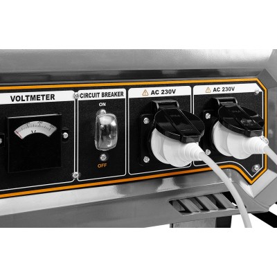 Генератор бензиновий GRAPHITE 230В (1 фаза), 2/2.2кВт, ручний старт, AVR, 40кг