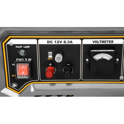 Генератор бензиновий GRAPHITE 230В (1 фаза), 2/2.2кВт, ручний старт, AVR, 40кг