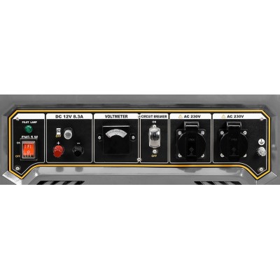 Генератор бензиновий GRAPHITE 230В (1 фаза), 2/2.2кВт, ручний старт, AVR, 40кг