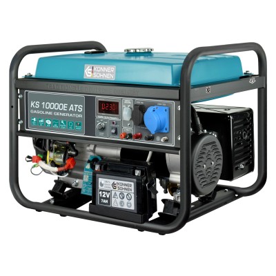 Генератор бензиновий Konner&Sohnen KS 10000E ATS, 230В, 8.0кВт, АВР (ATS), електростартер, 87.8кг (KS10000EATS)