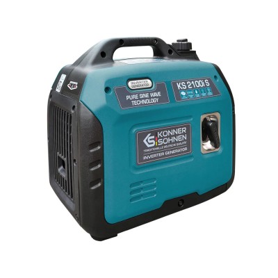 Генератор бензиновий інверторний Konner&Sohnen KS 2100IS, 230В, 2.0кВт, ручний стартер, 18.5кг