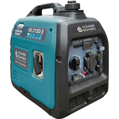 Генератор бензиновий інверторний Konner&Sohnen KS 3100i S, 230В, 3.1кВт, ручний тартер, 21.5кг (KS3100IS)