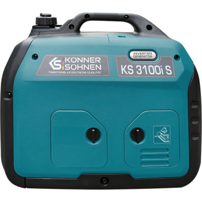Генератор бензиновий інверторний Konner&Sohnen KS 3100i S, 230В, 3.1кВт, ручний тартер, 21.5кг (KS3100IS)