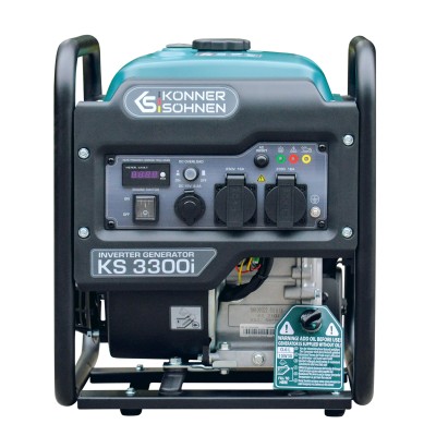 Генератор бензиновий інверторний Konner&Sohnen KS 3300i, 230В, 3.3кВт, ручний запуск, 25.5кг (KS3300I)