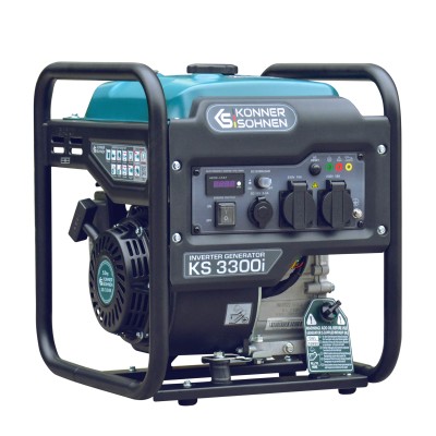 Генератор бензиновий інверторний Konner&Sohnen KS 3300i, 230В, 3.3кВт, ручний запуск, 25.5кг (KS3300I)