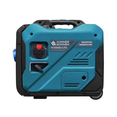 Генератор бензиновий інверторний Konner&Sohnen KS 6000iE ATS, 230, 5.5кВт, АВР(ATS), електростартер, 40кг (KS6000IESATS)