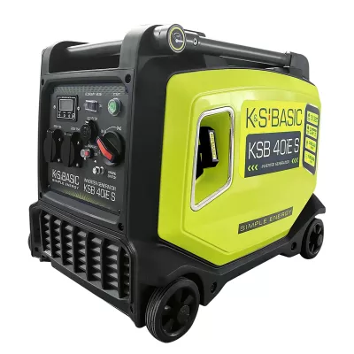 Генератор бензиновий інверторний Konner&Sohnen KSB 40iE S, 230В, 3.8кВт, електростартер, 43кг (KSB40IES)
