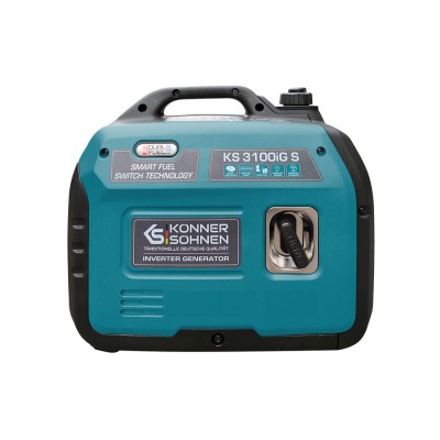 Генератор газобензиновий інверторний Konner&Sohnen KS 3100iG S, 230В, 3.1кВт, ручний запуск, 22кг (KS3100IGS)
