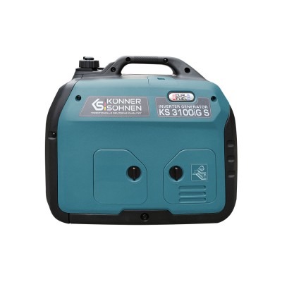 Генератор газобензиновий інверторний Konner&Sohnen KS 3100iG S, 230В, 3.1кВт, ручний запуск, 22кг (KS3100IGS)