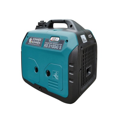 Генератор газобензиновий інверторний Konner&Sohnen KS 3100iG S, 230В, 3.1кВт, ручний запуск, 22кг (KS3100IGS)