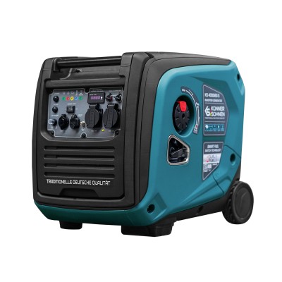Генератор газобензиновий інверторний Konner&Sohnen KS 4000iEG S, 230В, 4.0кВт, електростартер, 40кг (KS4000IEGS)