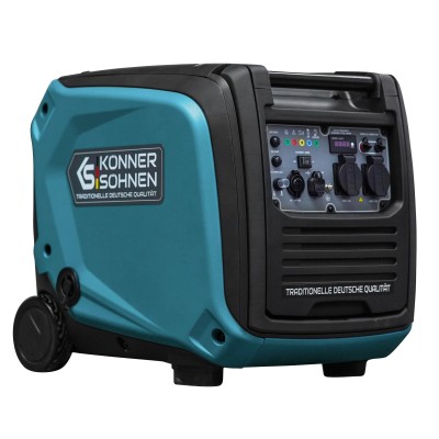Генератор газобензиновий інверторний Konner&Sohnen KS 4000iEG S, 230В, 4.0кВт, електростартер, 40кг (KS4000IEGS)