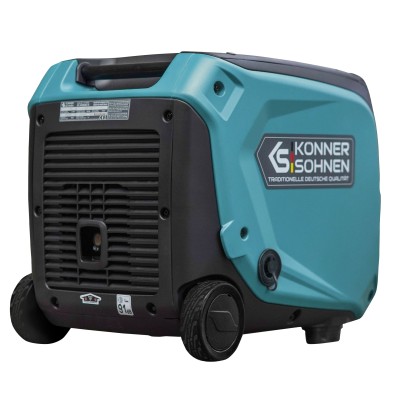 Генератор газобензиновий інверторний Konner&Sohnen KS 4000iEG S, 230В, 4.0кВт, електростартер, 40кг (KS4000IEGS)