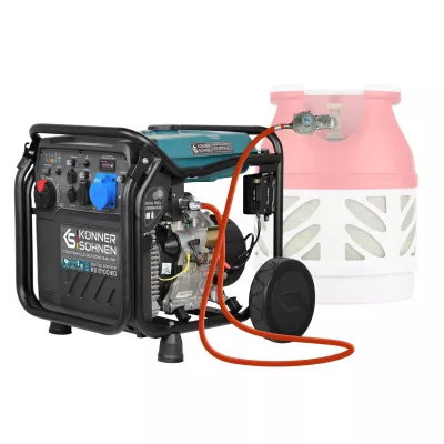 Генератор газобензиновий інверторний Konner&Sohnen KS8100IEG, 230В, 8.5кВт, електростартер, 68кг.