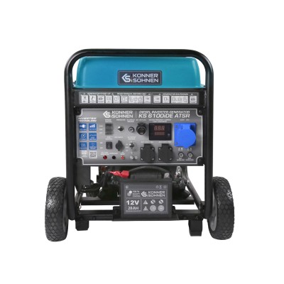Генератор дизельний інверторний Konner&Sohnen KS 6100iDE ATSR, 230В, 5.5кВт, АВР(ATS), електростартер, 98кг (KS6100IDEATSR)