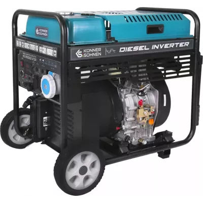 Генератор дизельний інверторний Konner&Sohnen KS 9500IDE ATSR, 230В, 9.5кВт, АВР(ATS), електростартер, 130кг (KS9500IDEATSR)