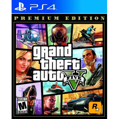 Гра консольна PS4 Grand Theft Auto V Premium Edition, BD диск (5026555424271)