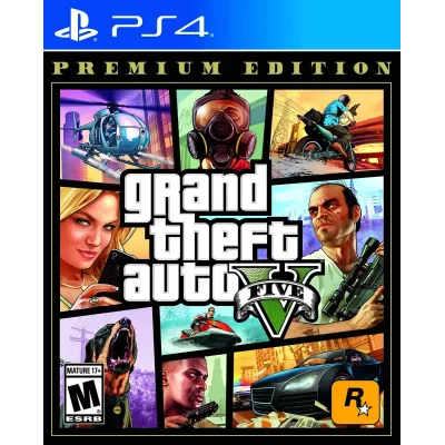 Гра консольна PS4 Grand Theft Auto V Premium Edition, BD диск (5026555424271)