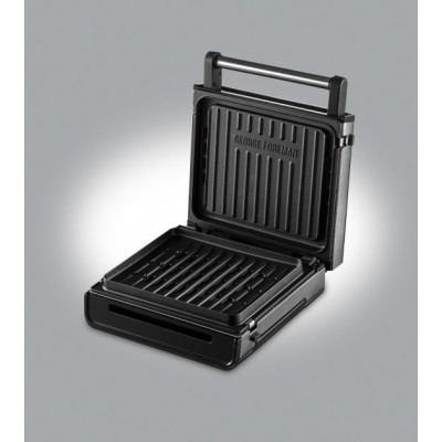 Гриль George Foreman прижимний Smokeless Grill 1575Вт, темп. режимів-1, з`ємні пластини, пластик, чорний (28000-56) Гриль George Foreman прижимний Smokeless Grill 1575Вт, темп. режимів-1, з`ємні пластини, пластик, чорний (28000-56)