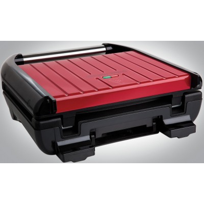 Гриль Russell Hobbs прижимний Family SteelGrill 1650Вт, темп. режимів-1, метал, червоно-чорний (25040-56)
